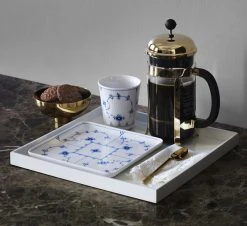 Royal Copenhagen Musselmalt Riflet Asjett 20x20 Cm 5 Royal Copenhagen Musselmalt Riflet Asjett 20x20 Cm -Villeroy & Boch Butikk rc musselmalt riflet asjett 20x20cm 012