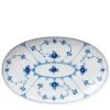 Royal Copenhagen Musselmalt Riflet Asjett Oval 23 Cm -Villeroy & Boch Butikk rc musselmalt riflet asjett oval 23cm
