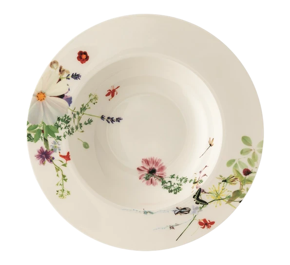 Rosenthal Grand Air Tallerken Dyp Med Fane 23 Cm 3 Rosenthal Grand Air Tallerken Dyp Med Fane 23 Cm
