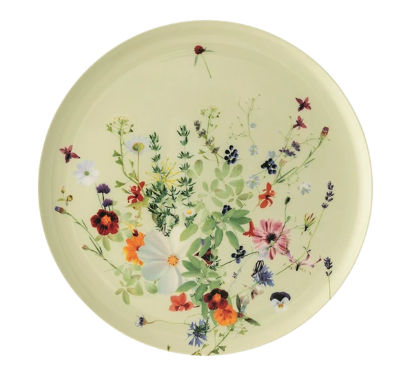 Rosenthal Grand Air Dekketallerken 32 Cm Coupe Grønn 3 Rosenthal Grand Air Dekketallerken 32 Cm Coupe Grønn