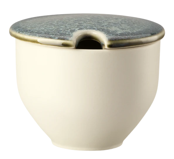 Rosenthal Junto Aquamarine Sukkerskål Med Lokk 3 Rosenthal Junto Aquamarine Sukkerskål Med Lokk