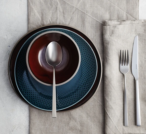 Rosenthal Junto Ocean Blue Dekketallerken 32 Cm 4 Rosenthal Junto Ocean Blue Dekketallerken 32 Cm - Bilde 2