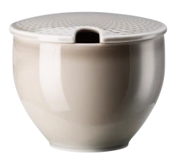 Rosenthal Junto Pearl Grey Sukkerskål Med Lokk