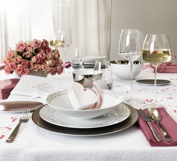 Rosenthal TAC Skin Platin Tallerken Flat 28 Cm 4 Rosenthal TAC Skin Platin Tallerken Flat 28 Cm - Bilde 2