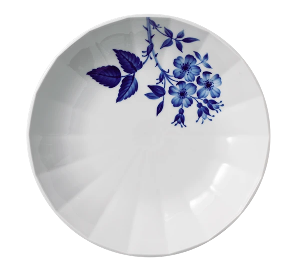 Royal Copenhagen Blomst Tallerken Dyp 24 Cm Rose 3 Royal Copenhagen Blomst Tallerken Dyp 24 Cm Rose