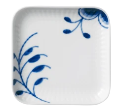 Royal Copenhagen Blå Mega Riflet Asjett 9x9 Cm