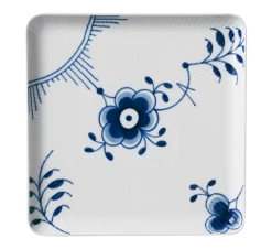 Royal Copenhagen Blå Mega Riflet Asjett 20x20 Cm