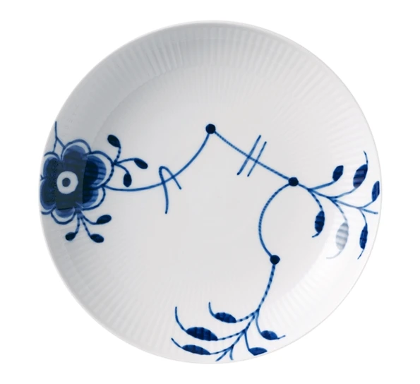 Royal Copenhagen Blå Mega Riflet Asjett Uten Kant 20 Cm 3 Royal Copenhagen Blå Mega Riflet Asjett Uten Kant 20 Cm