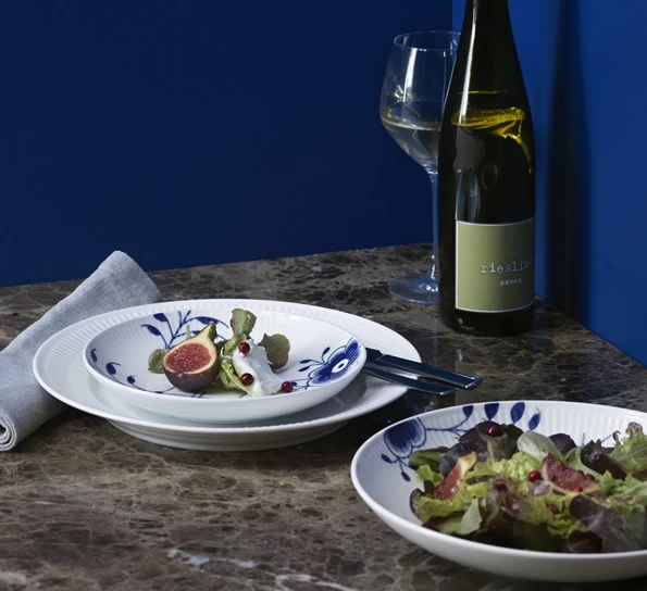 Royal Copenhagen Blå Mega Riflet Asjett Uten Kant 20 Cm 4 Royal Copenhagen Blå Mega Riflet Asjett Uten Kant 20 Cm - Bilde 2