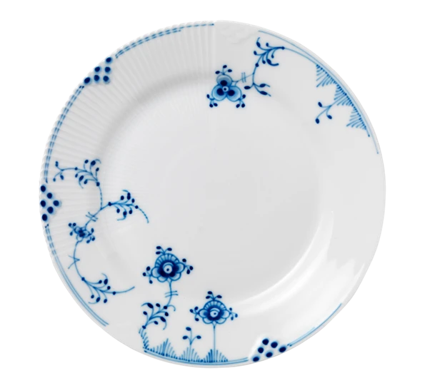 Royal Copenhagen Blue Elements Tallerken 22 Cm 3 Royal Copenhagen Blue Elements Tallerken 22 Cm