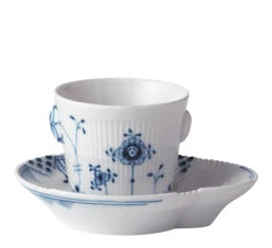 Royal Copenhagen Blue Elements Espressokopp Med Skål 9 Cl