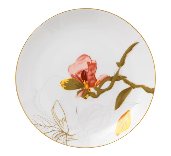 Royal Copenhagen Flora Tallerken Flat 27 Cm Magnolia 3 Royal Copenhagen Flora Tallerken Flat 27 Cm Magnolia