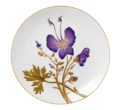 Royal Copenhagen Flora Tallerken Flat 27 Cm Pansy