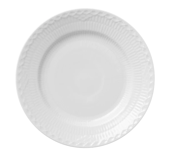 Royal Copenhagen Hvit Halvblonde Asjett 17 Cm 3 Royal Copenhagen Hvit Halvblonde Asjett 17 Cm