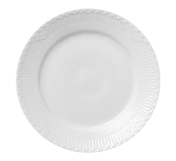 Royal Copenhagen Hvit Halvblonde Asjett 19 Cm