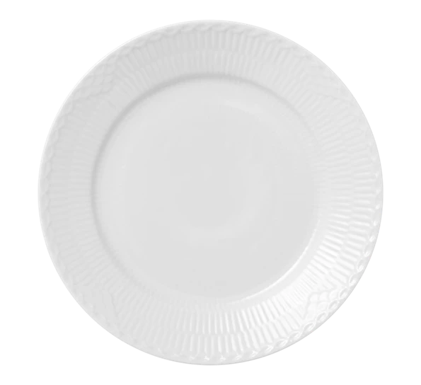 Royal Copenhagen Hvit Halvblonde Asjett 22 Cm 3 Royal Copenhagen Hvit Halvblonde Asjett 22 Cm