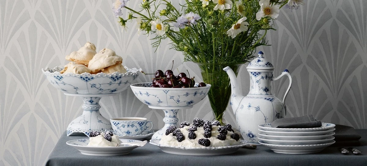 Royal Copenhagen Musselmalt Halvblonde Kaffekopp Med Skål 17 Cl 5 Royal Copenhagen Musselmalt Halvblonde Kaffekopp Med Skål 17 Cl - Bilde 3