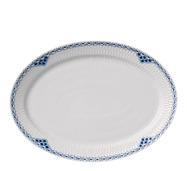 Royal Copenhagen Prinsesse Tallerken Oval 28 Cm 3 Royal Copenhagen Prinsesse Tallerken Oval 28 Cm