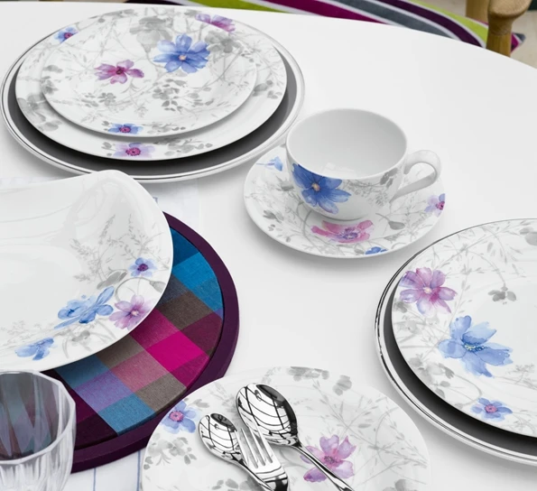 Villeroy & Boch Mariefleur Gris Tallerken 27 Cm 4 Villeroy & Boch Mariefleur Gris Tallerken 27 Cm - Bilde 2