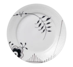 Royal Copenhagen Sort Mega Riflet Asjett 19 Cm Dekor 2