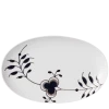 Royal Copenhagen Sort Mega Riflet Asjett Oval 23 Cm 2 Royal Copenhagen Sort Mega Riflet Asjett Oval 23 Cm -Villeroy & Boch Butikk sort mega riflet asjett oval 23cm 1