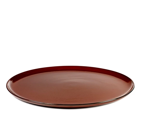 Serax Terres De Rêves Tallerken Flat 26 Cm Rust 3 Serax Terres De Rêves Tallerken Flat 26 Cm Rust