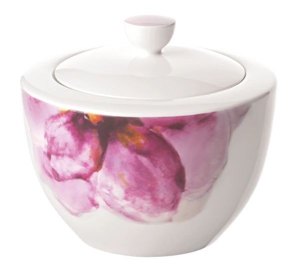 Villeroy & Boch Rose Garden Sukkerskål Med Lokk 3 Dl 3 Villeroy & Boch Rose Garden Sukkerskål Med Lokk 3 Dl