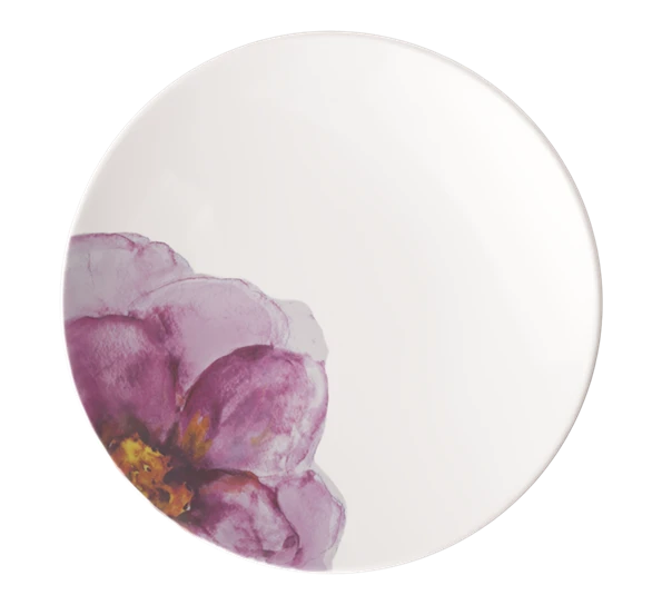 Villeroy & Boch Rose Garden Asjett Coupe 21 Cm Hvit 3 Villeroy & Boch Rose Garden Asjett Coupe 21 Cm Hvit