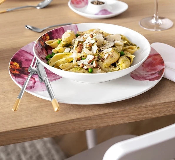 Villeroy & Boch Rose Garden Tallerken Dyp 4 Villeroy & Boch Rose Garden Tallerken Dyp - Bilde 2