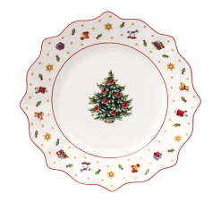 Villeroy & Boch Toys Delight Tallerken 24 Cm Med Juletre Grønn