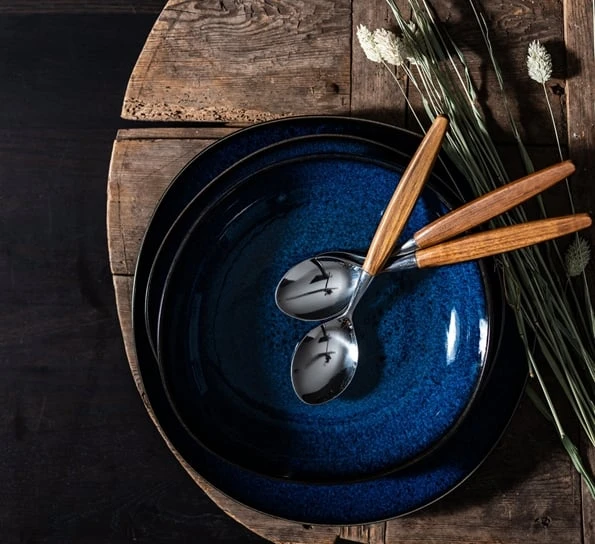 Villeroy & Boch Lave Bleu Tallerken 28 Cm 4 Villeroy & Boch Lave Bleu Tallerken 28 Cm - Bilde 2