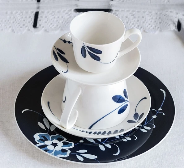 Villeroy & Boch Old Luxembourg Brindille Asjett 22 Cm Blå 4 Villeroy & Boch Old Luxembourg Brindille Asjett 22 Cm Blå - Bilde 2