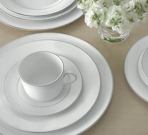 Wedgwood Blanc Sur Blanc Skål Til Tekopp 4 Wedgwood Blanc Sur Blanc Skål Til Tekopp - Bilde 2