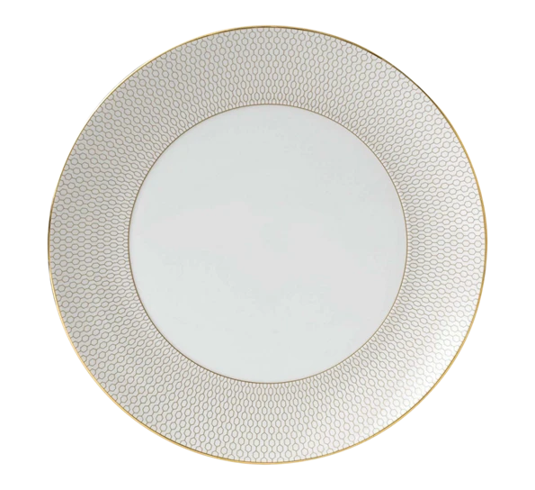 Wedgwood Gio Gold tallerken Flat 28 Cm 3 Wedgwood Gio Gold tallerken Flat 28 Cm