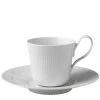 Royal Copenhagen White Elements Kaffekopp Med Skål 25 Cl 1 Royal Copenhagen White Elements Kaffekopp Med Skål 25 Cl -Villeroy & Boch Butikk white elements kaffekopp med skal 25cl