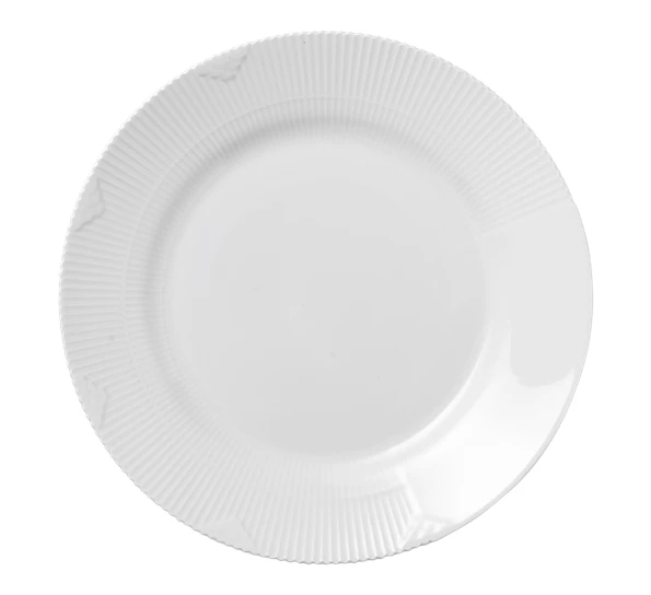 Royal Copenhagen White Elements Tallerken Flat 26 Cm 3 Royal Copenhagen White Elements Tallerken Flat 26 Cm