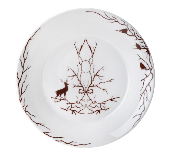 Wik & Walsøe Alveskog Tallerken Dyp 21 Cm 3 Wik & Walsøe Alveskog Tallerken Dyp 21 Cm