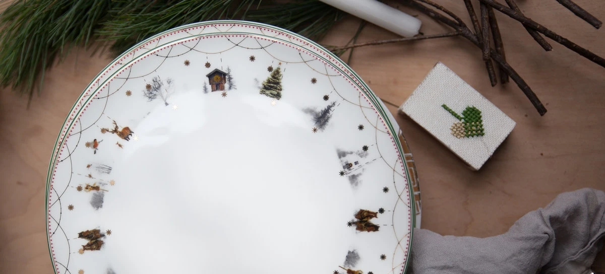 Wik & Walsøe Julemorgen Tallerken Flat 25 Cm 5 Wik & Walsøe Julemorgen Tallerken Flat 25 Cm - Bilde 3